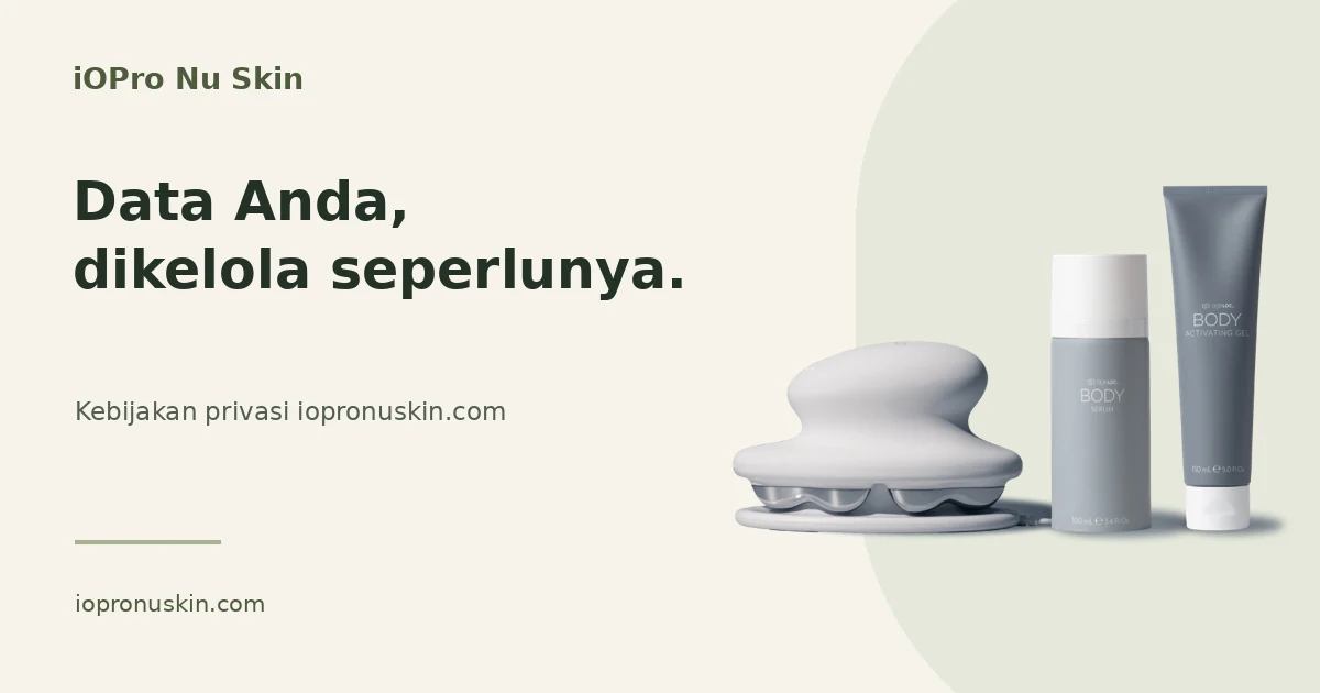 Kebijakan privasi dan penggunaan data pemesanan di iopronuskin.com
